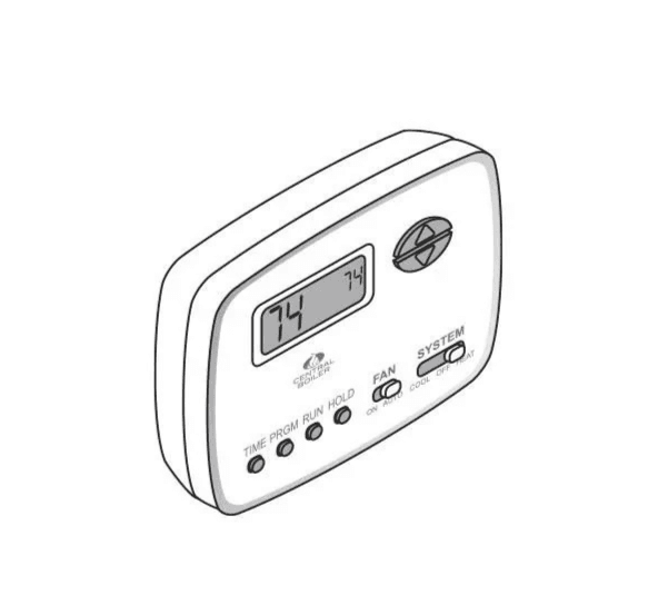 Central Boiler Thermostat Single Stage (Non-Programmable) 24-VOLT (8200008)