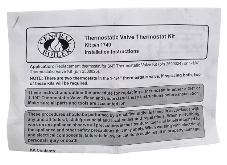 Central Boiler Thermostat 150 F for Outdoor Wood Furnace (1740) - Image 3