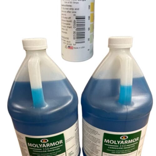 Central Boiler MolyArmor 350 Corrosion Inhibitor 2 Gallons and Water Test Kit
