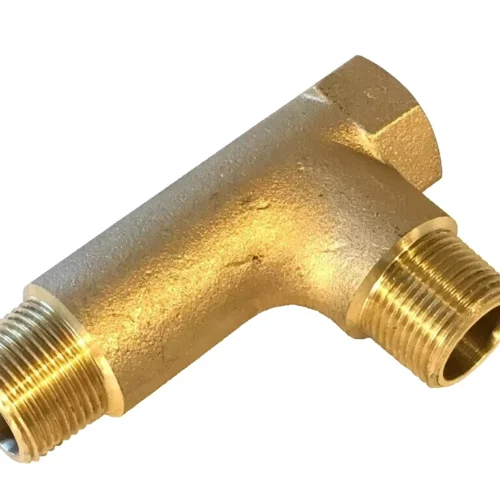 Central Boiler Brass Offset Tee