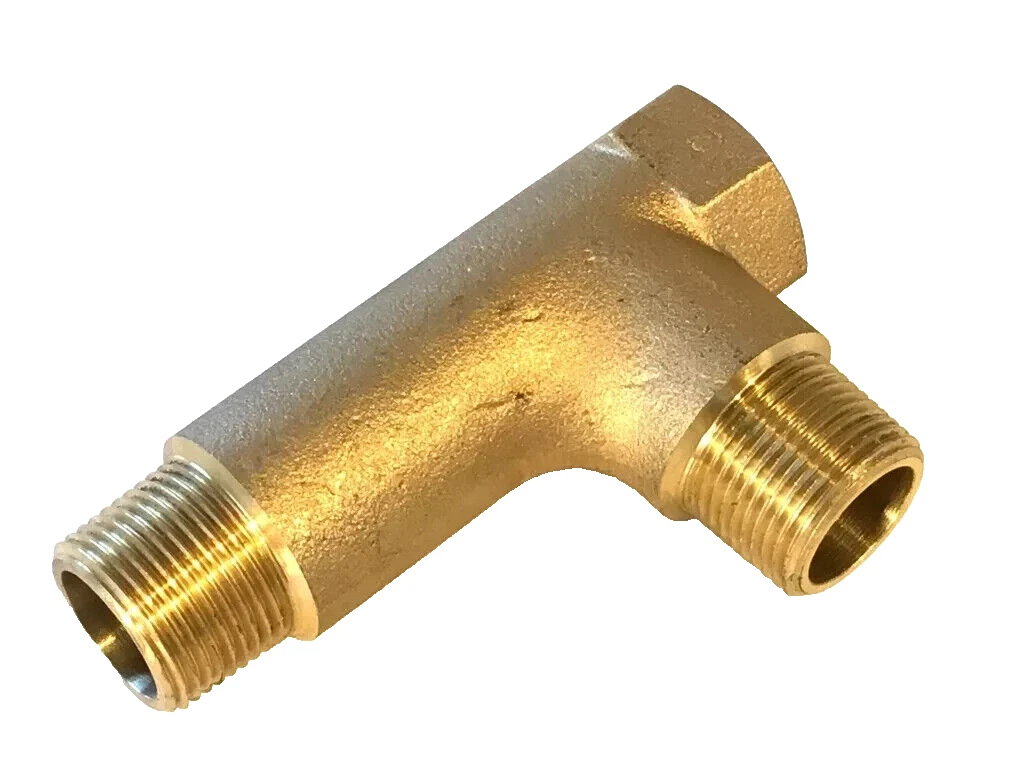 Central Boiler Brass Offset Tee