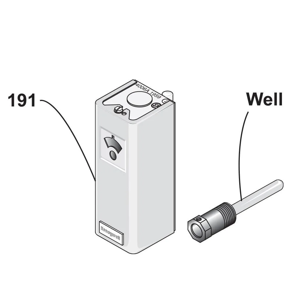 1/2 ′′  NPT Aquastat Well for Pool/Spa Applications (P/N 1247)
