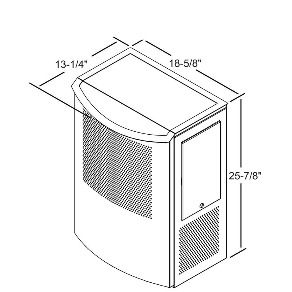 26K Btu Fan-Forced Convector (P/N 1971): Quiet Operation, 3/4 ′′ FPT