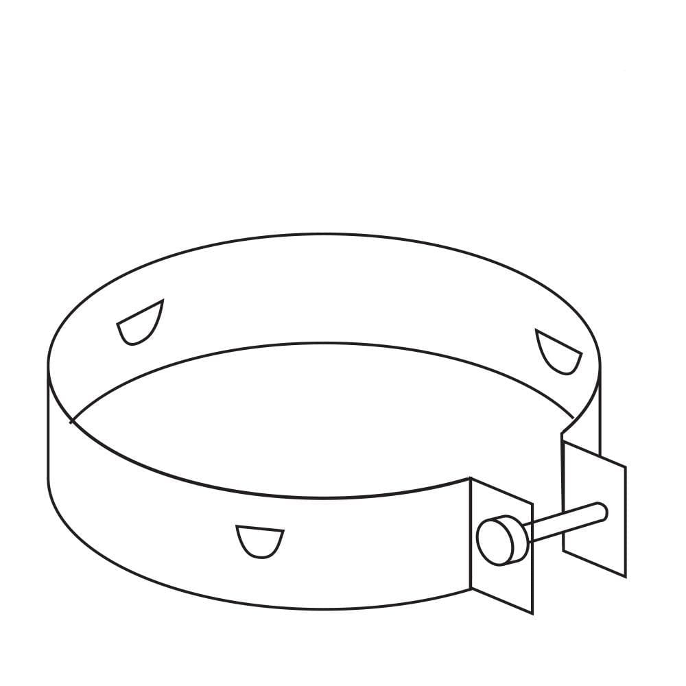 6 ′′ Chimney Stability Guy-Wire Band (P/N 776)