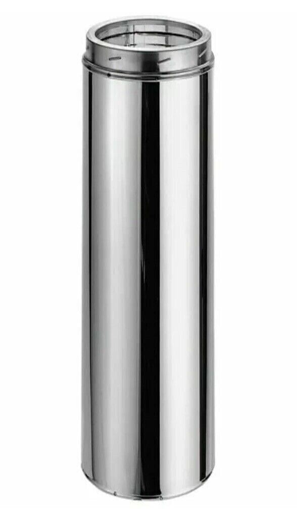 Central Boiler 8" x 48" Stainless Steel HT Chimney Section (P/N 10508)