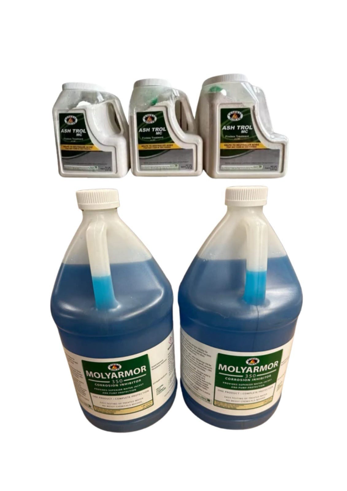 Central Boiler Annual Maintenance Bundle: 3-Pack Ashtrol & 2-Pack MolyArmor 350