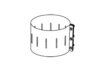 Central Boiler Double Wall 8 ′′ Chimney Band Clamp (P/N 4518)