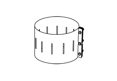 Central Boiler Double Wall 8 ′′ Chimney Band Clamp (P/N 4518)