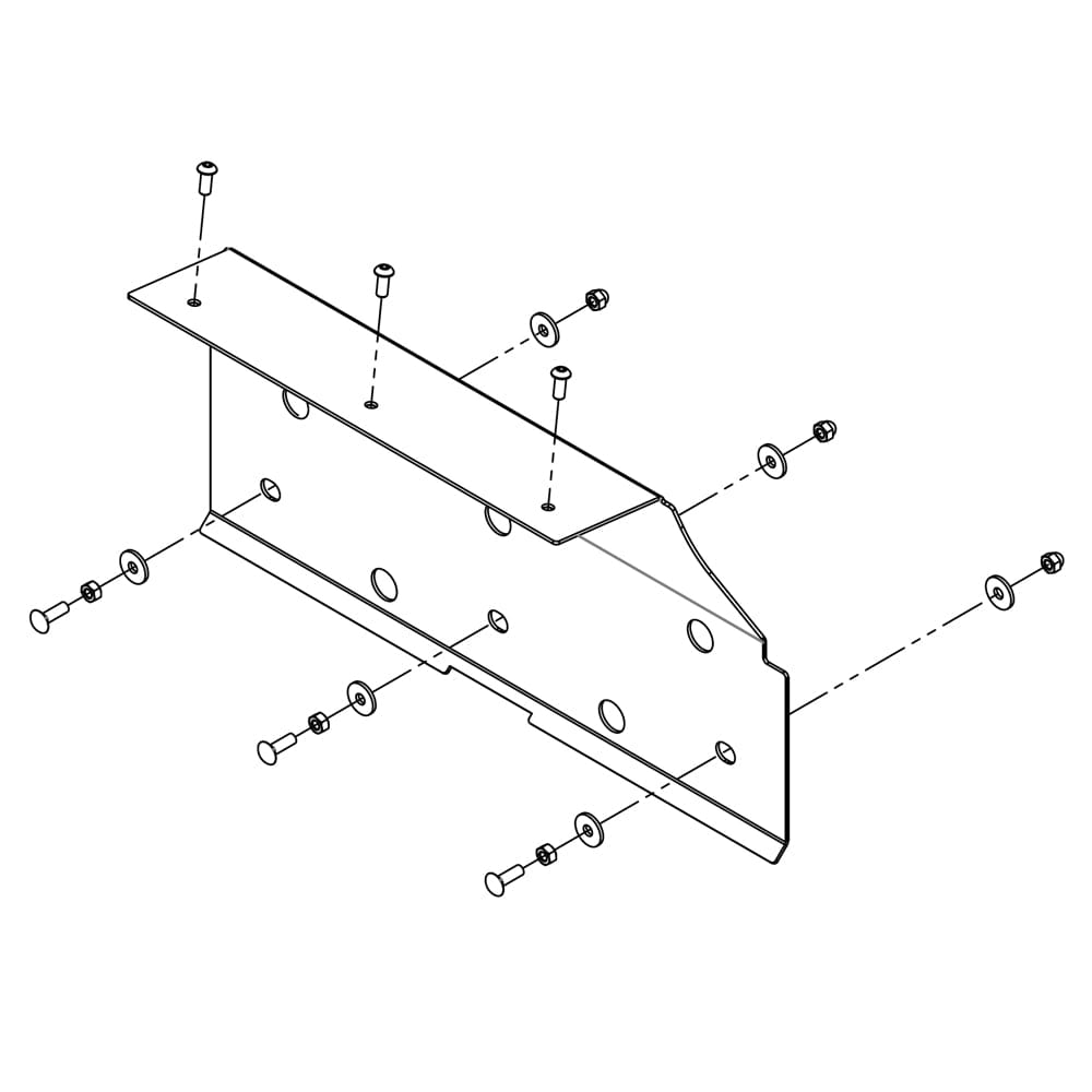 Classic Edge 750 Front Air Channel Kit (P/N 2500240): Pre-G700958 Models