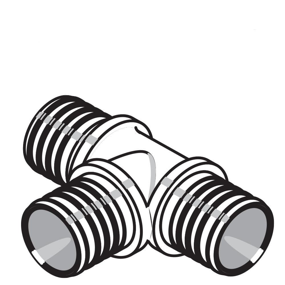 Durable Brass Connector: Pex Tee, 1''