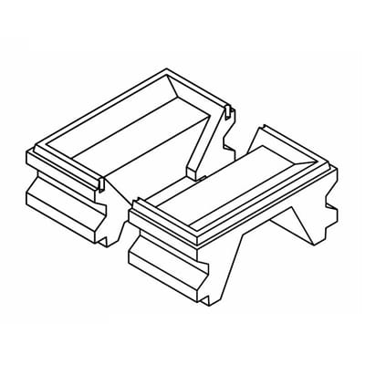 E-Classic 2400 Upper Firebox Refractory Component (P/N 10137)