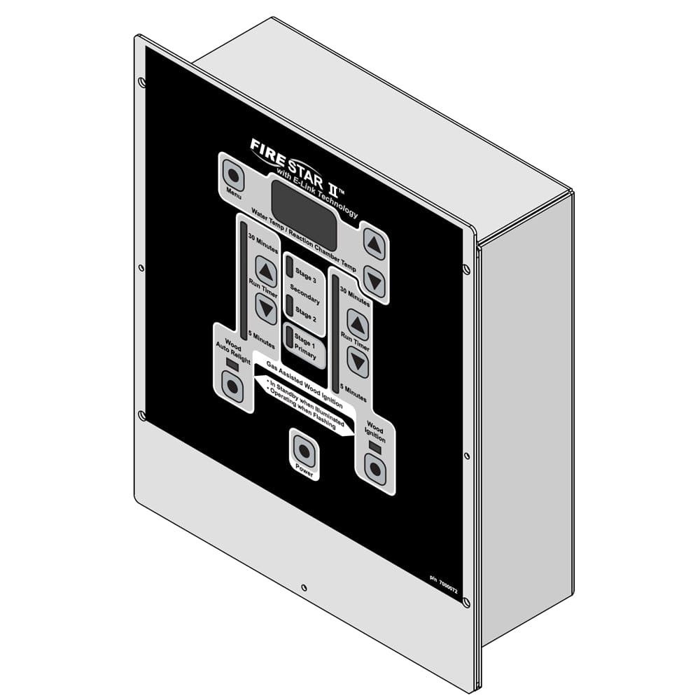 E-Classic IR FireStar II Controller (P/N 2000321-SP): Green on Black Face Plate
