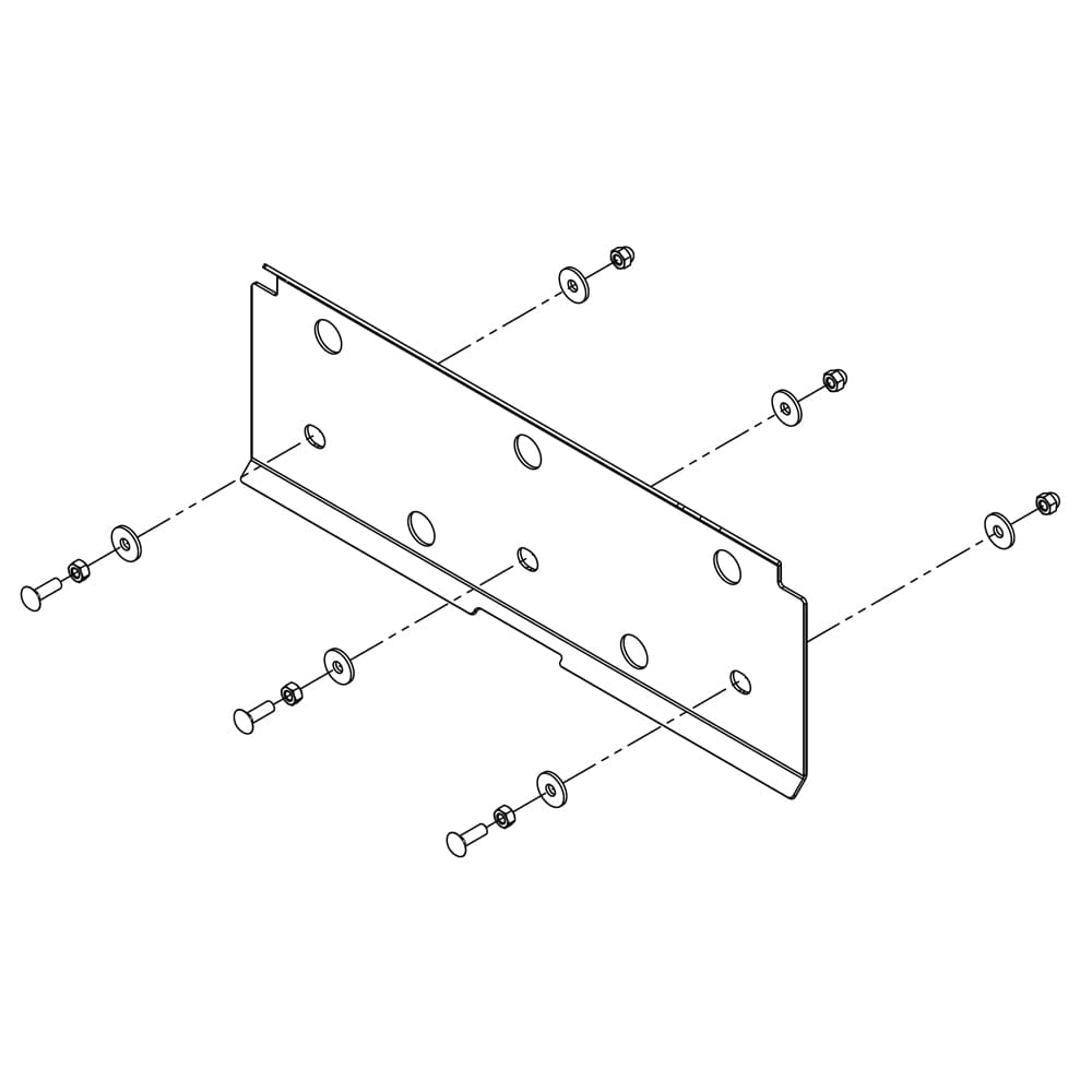 Factory-Fit Front Airflow Stainless Steel Air Channel Kit Front, Classic Edge 550 (S)