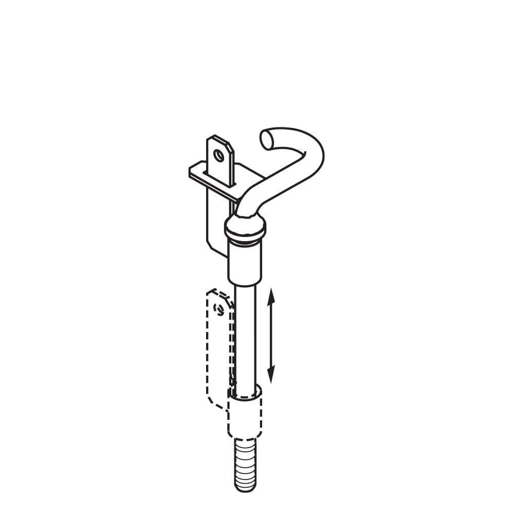 Firebox Security Upgrade: Kit, Cast Door Lock, Blk, Cl6048/Cl7260
