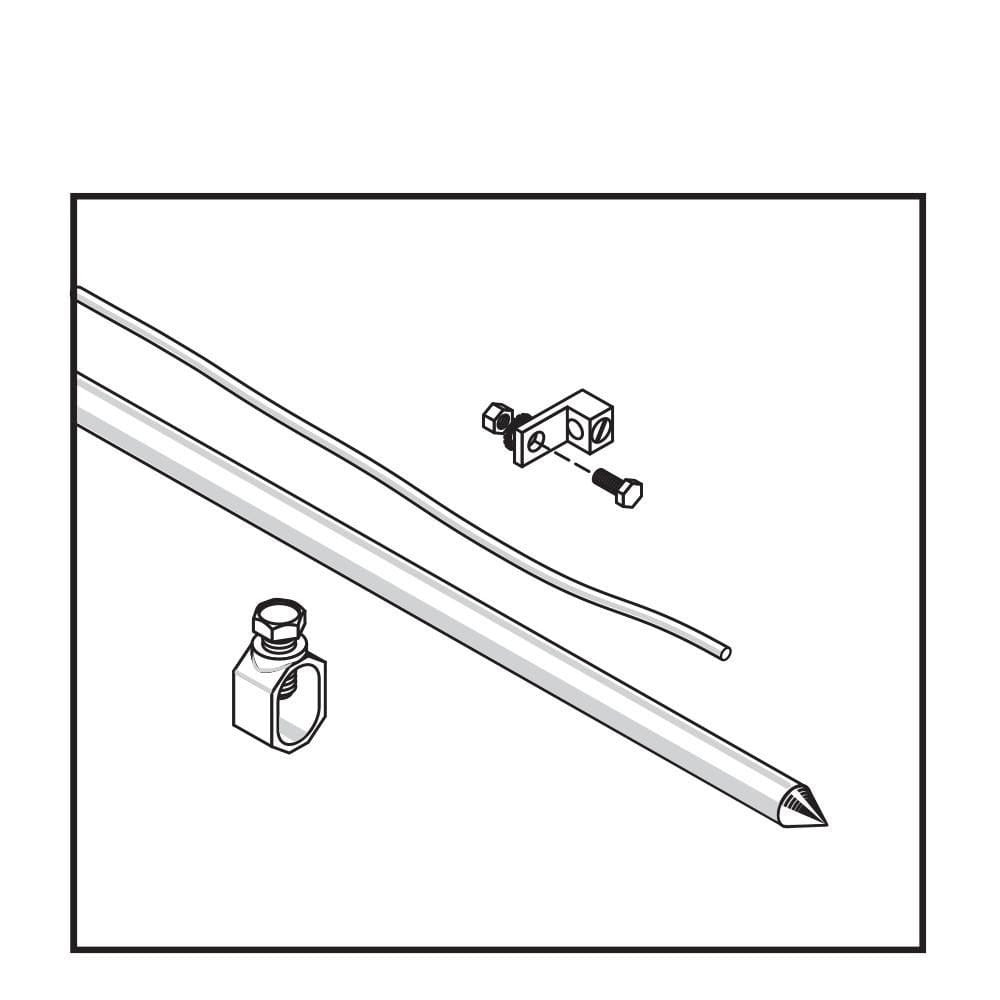 Furnace Electrical Ground Rod Kit (P/N 6593)