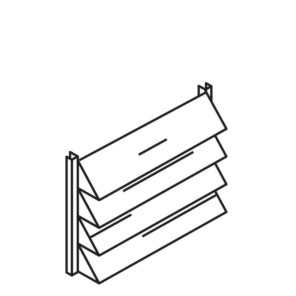 Heat Exchanger Air Flow Louvers (P/N 355): Directs Heat Downward