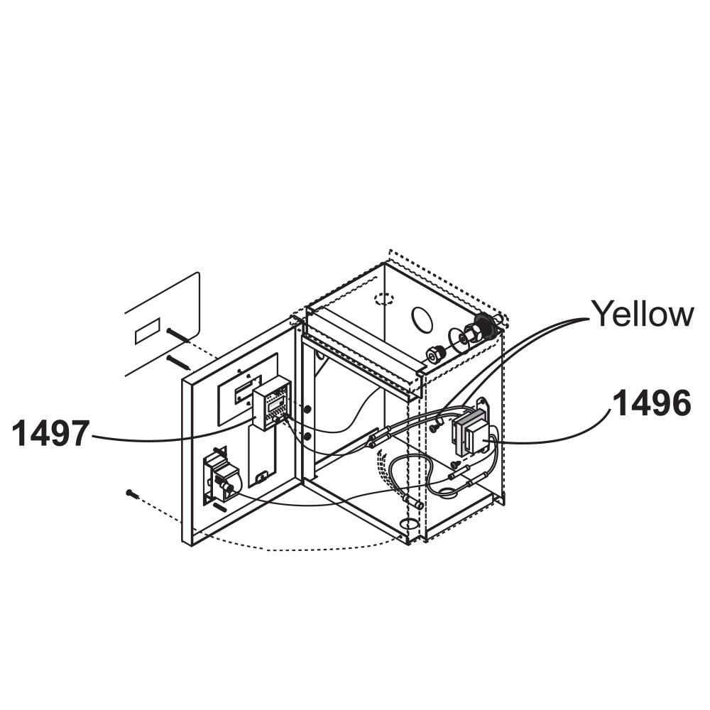 LED Temperature Display with Transformer Requirement (P/N 1497)