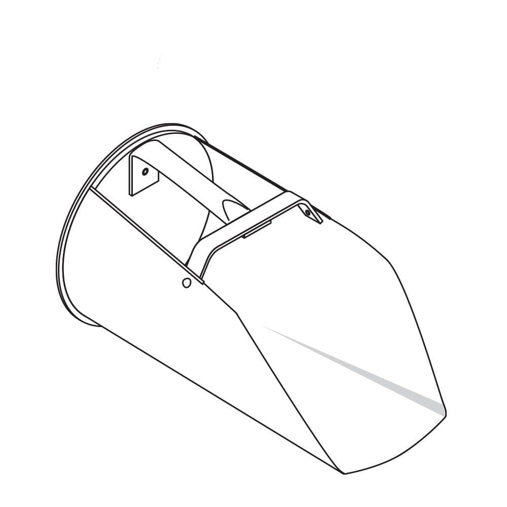 Maxim Furnace 4−Quart Galvanized Ash Scoop (P/N 315)