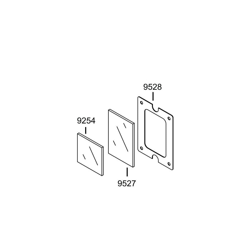 Maxim M250/255 P Inspection Window Glass Replacement (P/N 9254 / 9527)