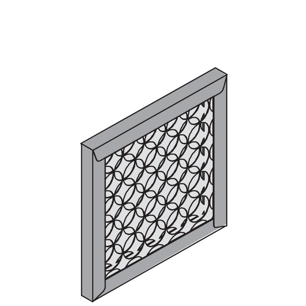 Replacement Air Filter 10 ′′  x 10 ′′  x 1 ′′ for Fan Convectors (P/N 1938)