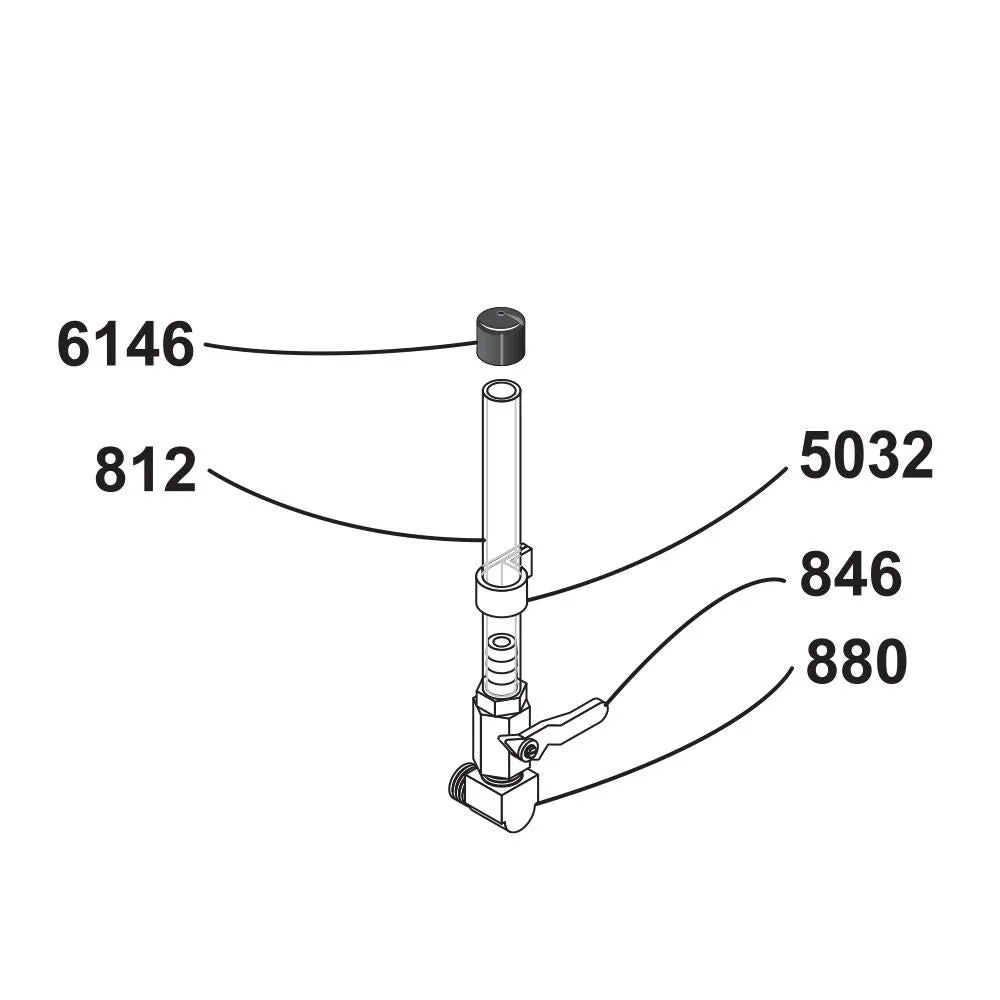 Sight Gauge Tube Clear Replacement (9/16" OD x 3/8" ID)