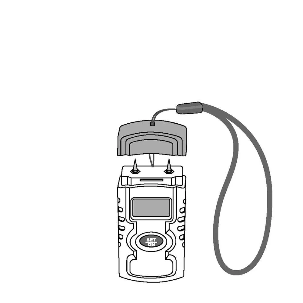 Wood Moisture Meter Mini 3-in-1 (P/N 2900393): Portable 6%−42% Range